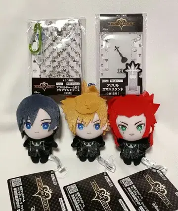 킹덤하츠 마스코트 봉제 인형, 클리어 멀티 케이스, 스마트폰 스탠드 2