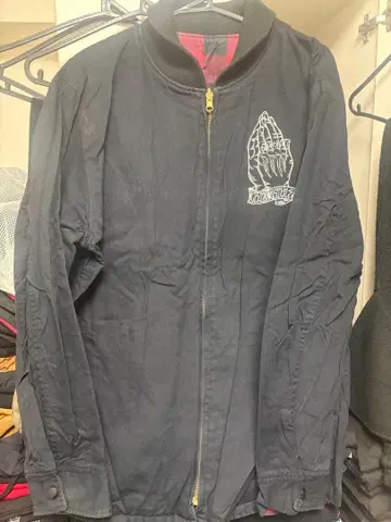 kustomstyle 리버서블 코튼 자켓 블랙 L