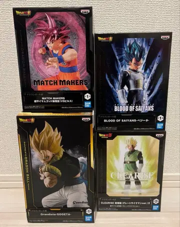 드래곤볼 프라이스 피규어 4개 세트 묶음 판매