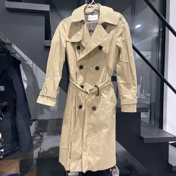 MOUSSY 베이지 트렌치코트