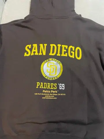 샌디에이고 파드리스 '69 블랙 후드티