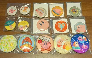 커비 캔뱃지 묶음 판매  팝업 스토어 커비 카페