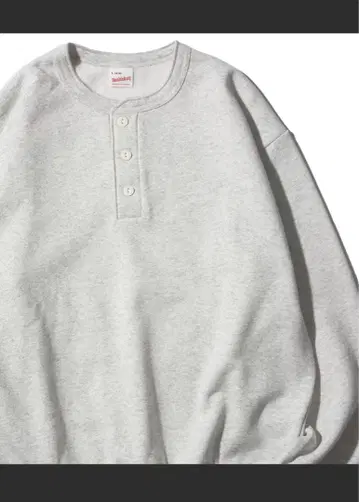 Healthknit 헨리넥 맨투맨 XL 그레이