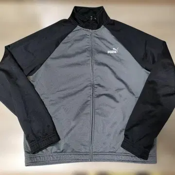 PUMA 트랙 자켓 그레이/블랙 L 사이즈