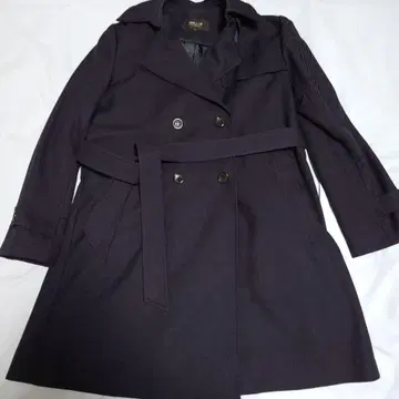COMME CA ISM 다크 네이비 트렌치코트 사이즈 11