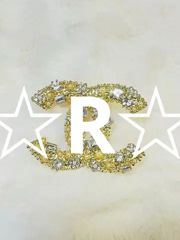 브로치 골드 반짝반짝 펄 고져스