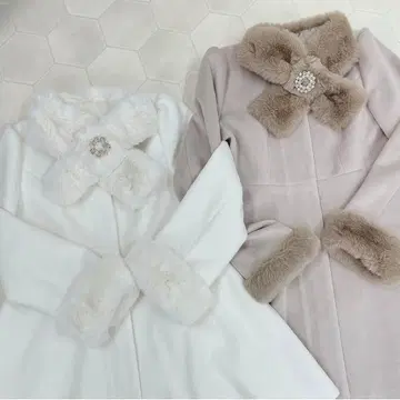 evelyn 비쥬 코트 티펫 포함