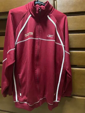 CAVETS 빨간색 나일론 자켓