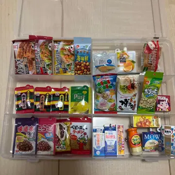 가챠가챠 식품계 묶음 판매 세트