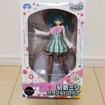 미개봉 새상품! 하츠네 미쿠 컬러풀 드롭 피규어 SEGA