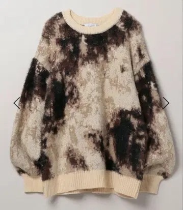 애니멀 라이크 패턴 풀오버 지나시스 JEANASIS