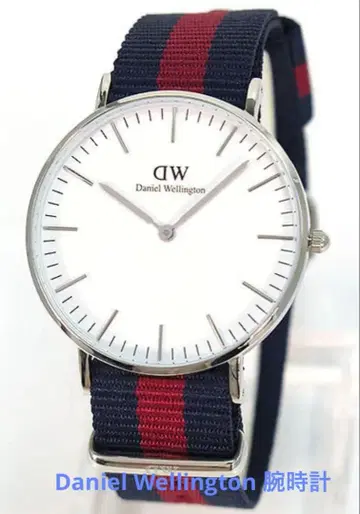Daniel Wellington DW 손목시계 네이비/레드