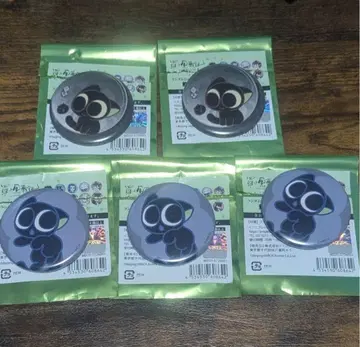 로샤오헤이센키 2  2 영화 샤오헤이 고양이 캔뱃지 세트