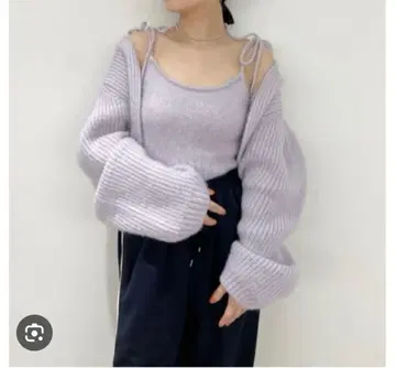 LILY BROWN 니트 가디건 앙상블