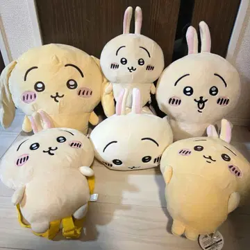 [ 6개 세트 ] 치이카와 (먼작귀) 토끼 봉제 인형