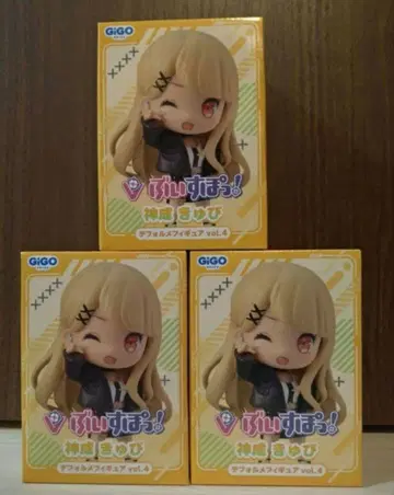 [ 3종 세트 ] 칸나리 큐피 SD 피규어 GIGO 한정판
