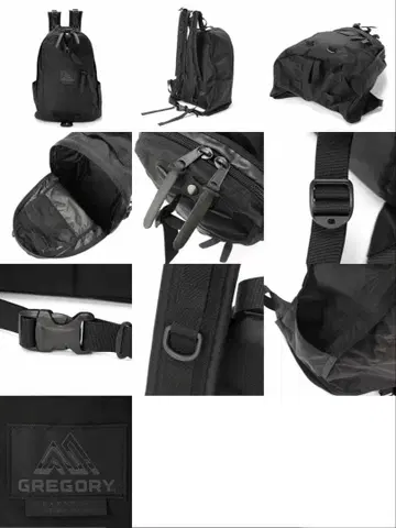 바니스 NY 별주 GREGORY 블랙 백팩 by 토모히로 콘노