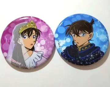 명탐정 코난 셔플 로맨스 캔뱃지 남도일(쿠도 신이치) 유미란(모리 란)