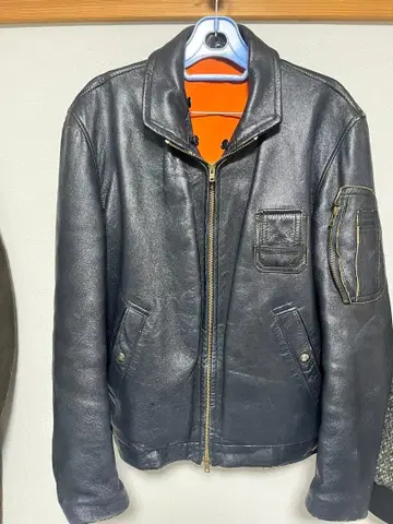 프랑스군 파이롯트 가죽 자켓