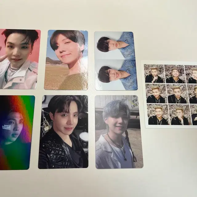 방탄 포카 제이홉 알엠 슈가