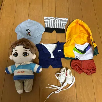 K-POP 봉제 인형 의상 세트 약 20cm 박보검