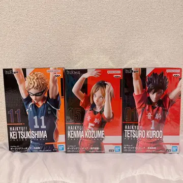 하이큐 코즈메 켄마 쿠로오 테츠로 츠키시마 케이 피규어