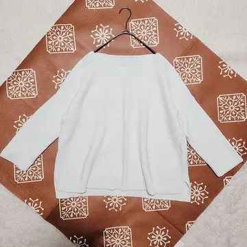 Deuxieme Classe 코튼 니트 오버 사이즈 루즈핏 금 택