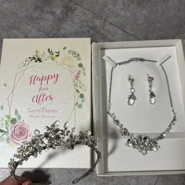 LoveTiara 티아라 목걸이 귀찌 세트