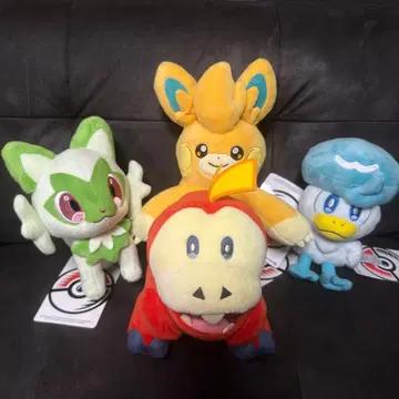 포켓몬 센터 오리지널 봉제 인형 냐오하 뜨아거 쿠와스 파모트