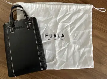 FURLA 미니백 숄더백 블랙 가죽 천연 가죽