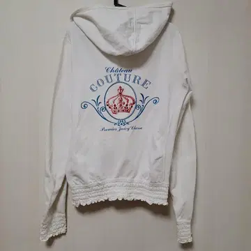 JUICY COUTURE 화이트 후디 후드티 M