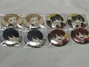 향기로운 꽃은 늠름하게 피다 캔뱃지 하운드투스 체크 조