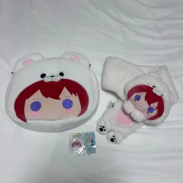 앙스타 스오우 츠카사 고백 풍선 화이트 북극곰 백 머플러