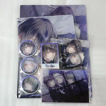 어둠색의 마주 스텔라워스 특전 캔뱃지 클리어 파일 카드