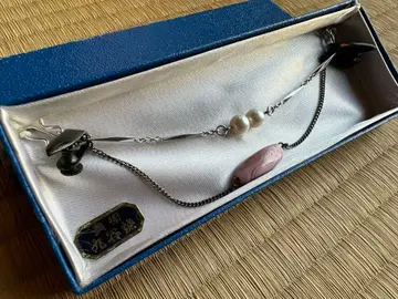 엘레강트한 오비 고정 띠 핑크색 돌과 진주