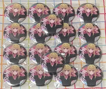 최애의 아이 캐릭터 팝스토어 black collection 캔뱃지 루비