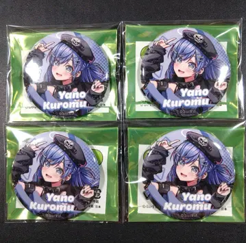 브이스포 야노 쿠로무 FUNtastic Girls Party 캔뱃지 4개