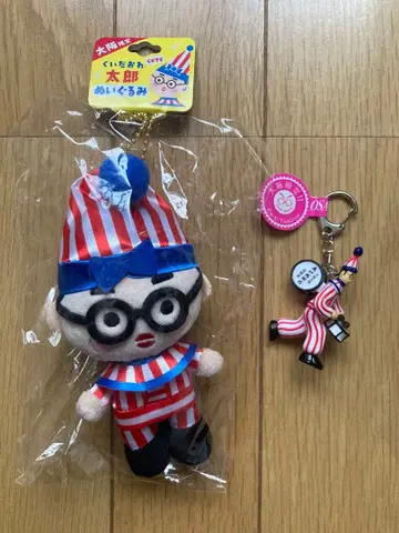 미사용 새상품 [ 오사카 한정판 ] 쿠이다오레 타로 봉제 인형 키링 2