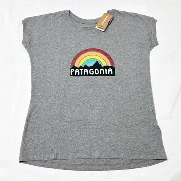 택 포함 새상품 Patagonia 파타고니아 레인보우 티셔츠 키즈 XXL