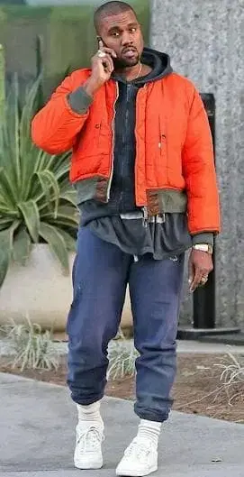 Yeezy HD-03 후디 BLACK size 2 Ye 착용