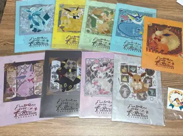 이브이 클리어 파일 세트 A4 사이즈 9장 세트 이브이 컬렉션