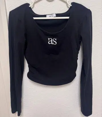 as'on 아즈온 롱 T셔츠 블랙