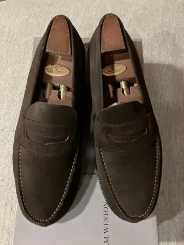 J.M. Weston 180 로퍼 다크 브라운 스웨이드 7