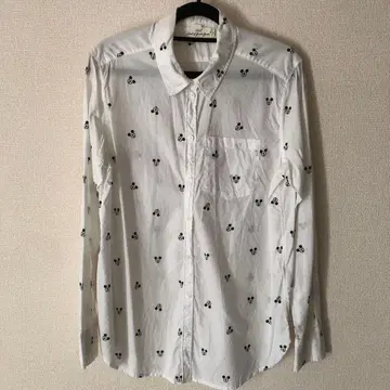 H&M 미키 패턴 긴팔 셔츠