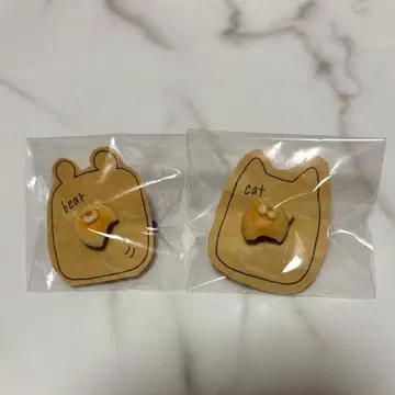 점토 작가  핀 배지 세트