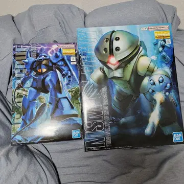 반다이 MG 구프 ver.2.0 & MG 앗가이 세트 판매