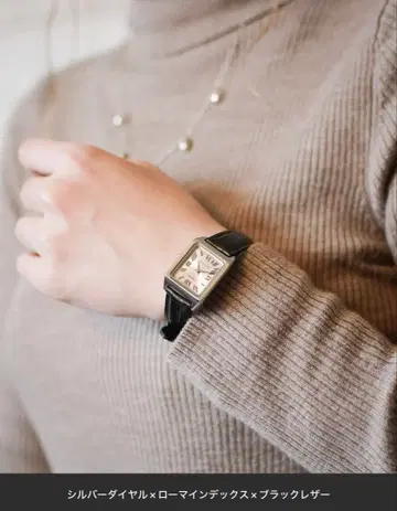 [ 정크제품 ] 카시오 클래식 스퀘어 가죽 손목시계 쿼츠 워치