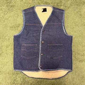 70년대 미국산 시어스 로벅스 보 데님 베스트