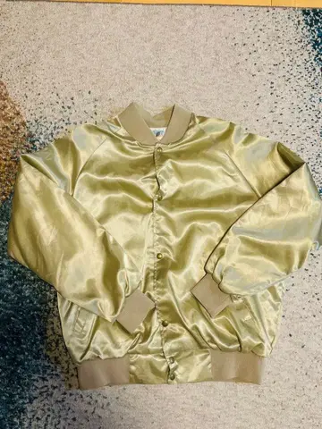 Westark 샴페인 골드 나일론 자켓 USA 빈티지