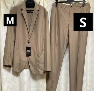 미사용 새상품 AOKI 아오키 워셔블 스트레치 파자마 수트 베이지